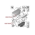 thumbnail image 2 of 2pcs Suitable Compatible Peugeot 508 Trunk Rubber Pier Adjustable Stop Bonnet Buffer Tail Gate Block Limit Block 8733ar 7908y6, 2 of 5