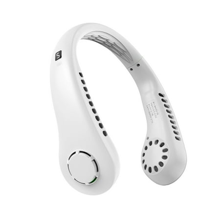 

ufehgfjh Clearance Hanging Portable Neck Cooler Fan Hands Free Bladeless Fan Wearable Fan Summer Sports Fans Headphone Design Essential items for the start of the school season Weekly Deals