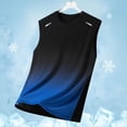 thumbnail image 5 of UAYOTSE Men Summer Men Shirt Breathable Loose Fit Athletic Tank Tops for Swimming Running Party,Sizes L, 5 of 9