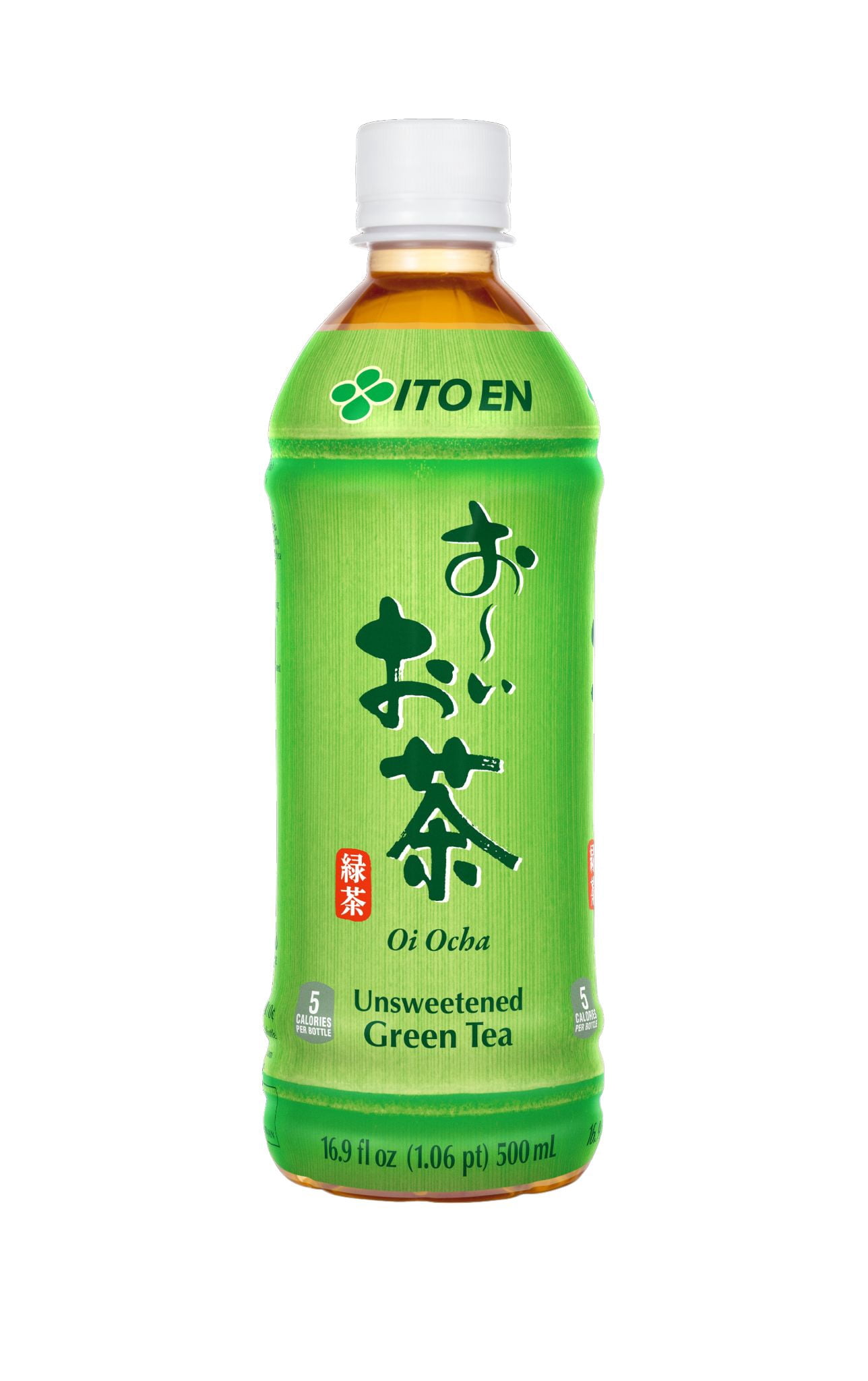 (4 pack) ITO EN Oi Ocha Green Tea, Unsweetened Bottled Tea, 16.9 fl oz, 1 Count