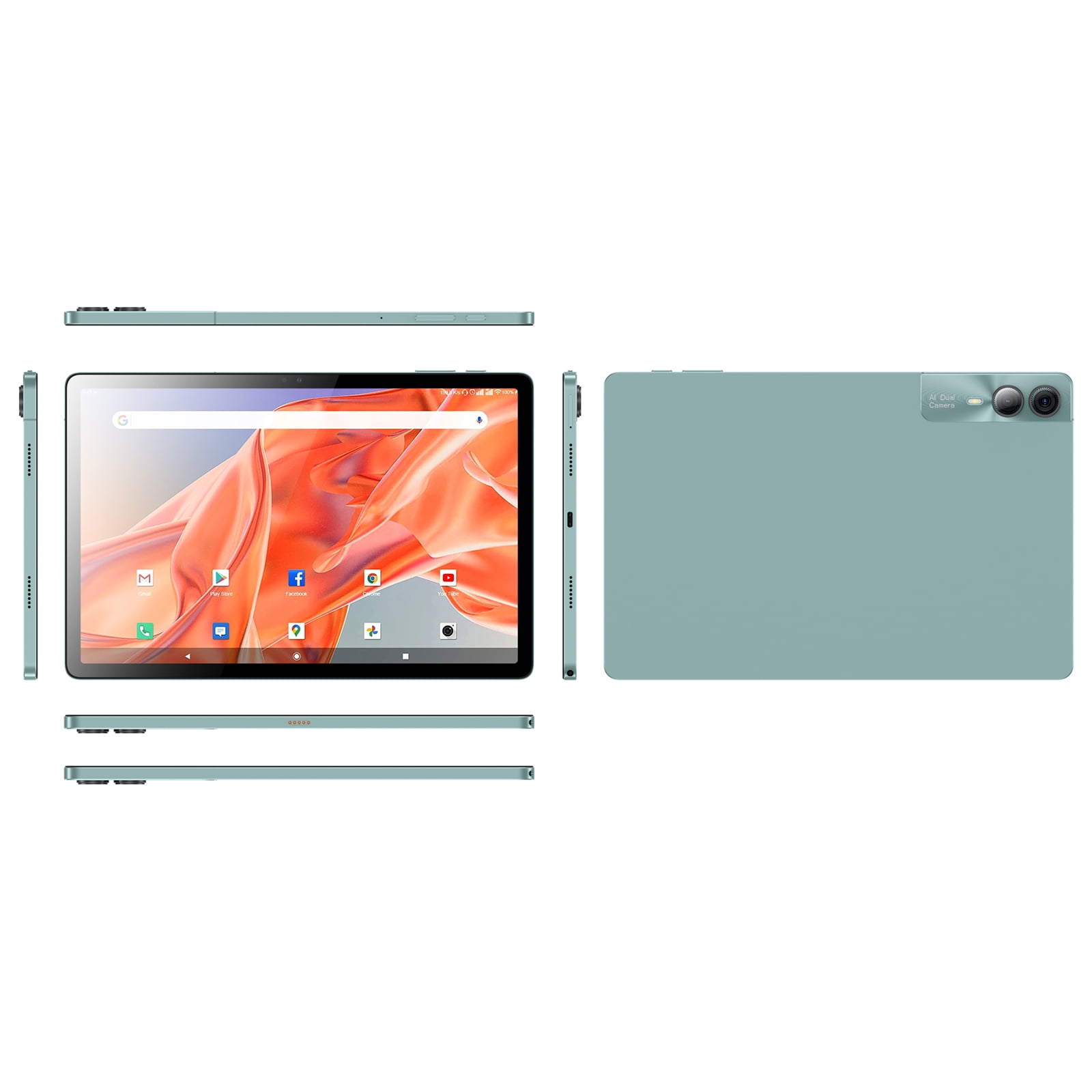 BAIWOYER 11 Inch Android 14 Tablet  2K Display 18GB RAM 128GB ROM