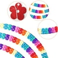 thumbnail image 3 of 10 Pieces Colorful Rainbow Banner Colorful Party Paper Garland Flower Shape Hanging Decorations for Birthday Party Wedding Decorations - style1, 3 of 6