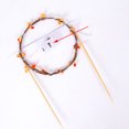 thumbnail image 2 of Coofit Birthday Cake Topper Novelty Rattan Wreath Cake Stick Cake Decoration with Light, 2 of 8