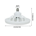 thumbnail image 2 of Staron under $5 Ceiling Fan with Lights Enclosed Low Profile, Remote Control Fan Light Energy Saving LED, Silent Motor Ceiling Fan for Bedroom, 2 of 7