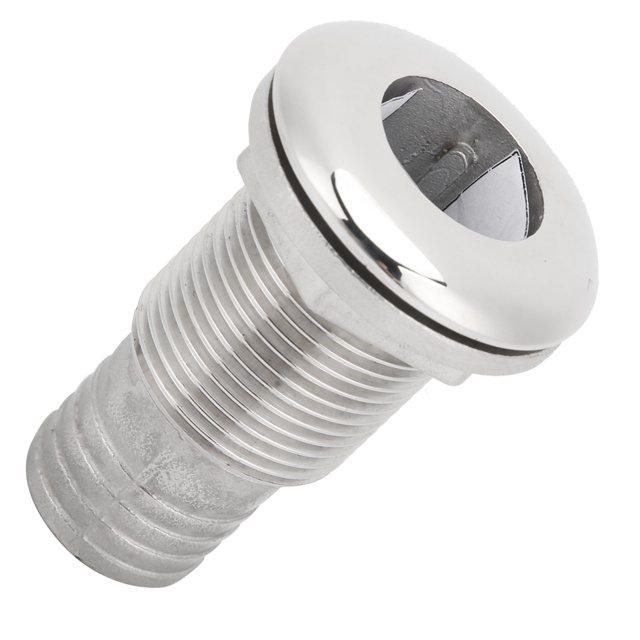 Akozon Thru Hull Connector, Thru Hull Fitting Thru Hull Fitting Connector For All Types Of Ships For Easy To Carry And Store For Reusable And Environmentally Friendly