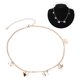 thumbnail image 4 of Collares para mujer collar de aleación simple collar de cadena fina y ligera longitud ajustable gargantilla circular delicada joyería para mujeres novias regalos de ANGGREK  Otros, 4 of 8