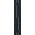 thumbnail image 5 of Ekena Millwork 11 1/2"W x 79"H Americraft Three Board (2 Batten) Exterior Real Wood Spaced Board-n-Batten Shutters w/ Z-Bar (Per Pair), Starless Night Blue, 5 of 10