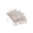 thumbnail image 3 of Table Runner Khaki Linen Macrame Table Runner with Tassels for Bohemian Dining Room and Bedroom Table Decor(1-Piece) Rkxzt, 3 of 9