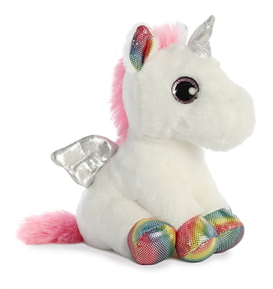 Aurora 60860 Sparkle Tales Moonbeam Unicorn 7in Soft Toy Turquoise for sale online 