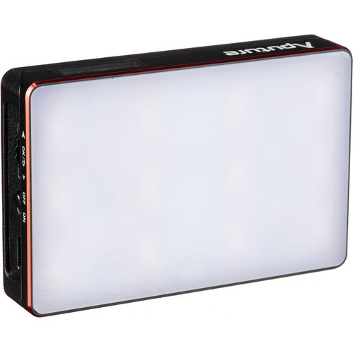 Lampara led MC Aputure - Mini luz de vídeo en cámara, versión actualizada Al-M9, 3200K-6500K APUTURE Lampara MC RGBWW.