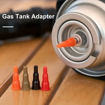 HIBIBUD Outdoor Gas Tank Adapter Butane Tank Nozzle Camping Cassette Tank Gas Welding Device Flamethrower Gas Refill Connector Converter Tip