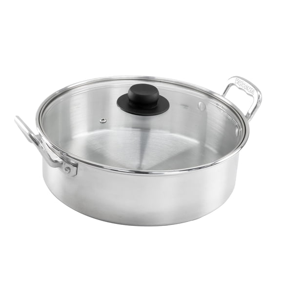 Vasconia Arrocera de 28 cm con Tapa de Vidrio