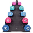 thumbnail image 1 of Dumbbell Rack Stand, Triangle And Big Leaf 5-tier Dumbbell Storage Weight Rack Multilevel Hand Weight Tower Stand For Home Gym Workout Office Fitness, 1 of 5