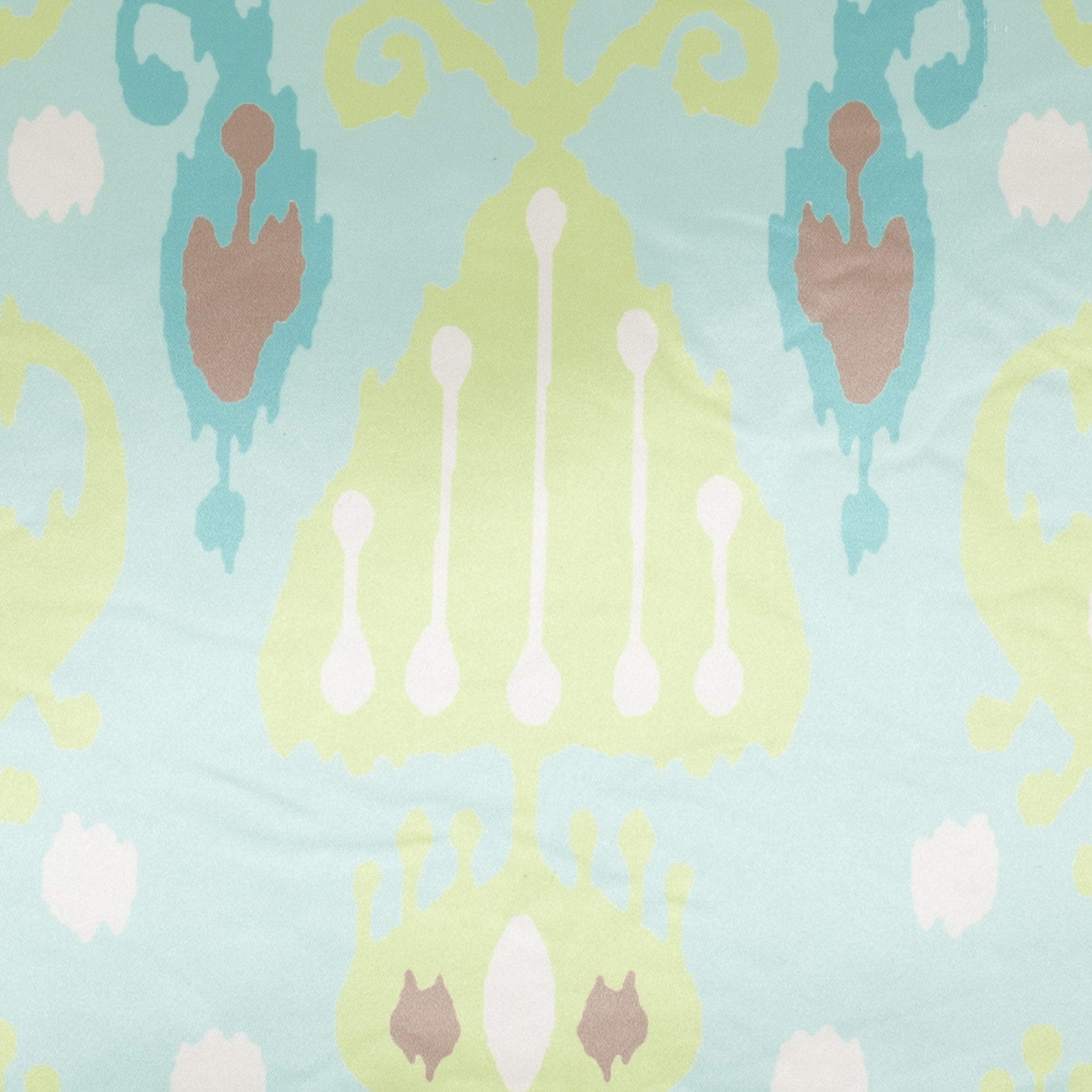 SAFAVIEH Stella Paisley Pillow, 18" x 18", Blue/Green, Set of 2