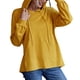 thumbnail image 3 of Sudadera Para Mujer, Sudaderas Con Capucha Para Mujer, Cómoda, Transpirable, Suave, Sencilla, Moderna Para El Trabajo ANGGREK Amarillo XL, 3 of 5