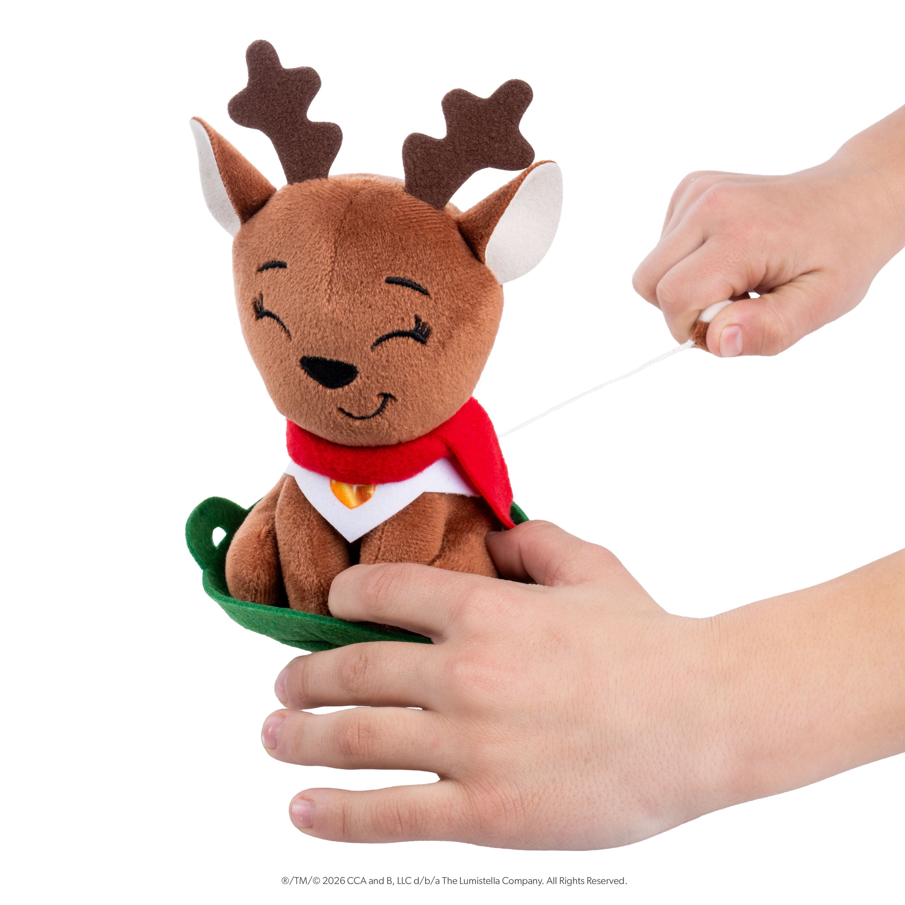 The Elf on the Shelf Elf Pets Reindeer Sled Smashers Pull-Back Toy