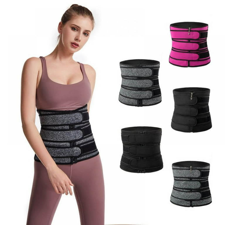 Adjustable Waist Back Support Waist Trainer Trimmer Belt Sweat Utility Belt For Sport Gym Fitness Weightlifting Tummy Slim Belts