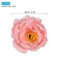 thumbnail image 2 of Uxcell Artificial Flower Head Fake Flowers Heads Bulk Silk Peony Heads Simulation Flower Dark Pink 15 Pcs, 2 of 6