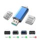 thumbnail image 2 of Unidad flash USB KOOTION 128 GB 2 en 1 OTG USB 3.0/Type C azul, 2 of 9