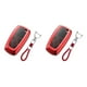 thumbnail image 1 of Kenally Cubierta de la llave del coche Llaves de control remoto del vehículo Estuche protector Automóvil Reemplazo de la pieza Reemplazo para Rojo 2piezas Kenally CBP449106, 1 of 5