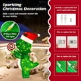 thumbnail image 6 of Costway 2.4 FT Pre-Lit Dinosaur Christmas Decoration with LED Lights Holiday Yard Ornament, 6 of 10