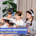thumbnail image 5 of New Bee Kids Wired Headphone W/Mic, 3.5mm Jack Foldable Kids Headphones for School, PC, Laptop, iPad, 5 of 7