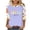 Light Purple, variant on Alun Happy Easter Bunny Print 3/4 Sleeves T Shirts for Women 2026 Early Spring Stylish Clothes Loose Fit Soft Comfortable Splicing Printing Cute Festival Crewneck Top Pink XXL