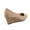 Taupe, variant on Doris-21 Women's Causal Round Toe Low Wedge Heel Shoes