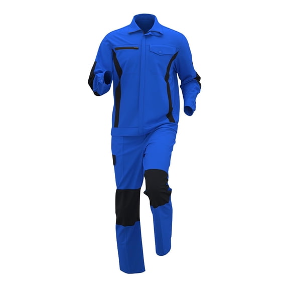 Enjoytime Outfits for Men Patchwork Long Sleeve Outerwear Cargo Pants 2 Piece Set Work Casual Plus Size Sets with Multiple Pockets