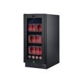 thumbnail image 1 of Whynter BBR-801BG Built-in Black Glass 80-can Capacity 3.4 cu ft Beverage Refrigerators, Silver, 1 of 8