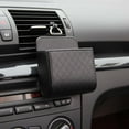 thumbnail image 6 of Car Vent Storage Pouch, Cars Vent Bag Organizer Vehicle Leather Hanging Case Sunglass Cases for Car Mount Multifunctional Pocket Mini Pouches Container Hook Keys Coins Cell Phone Holder Glasses, 6 of 7