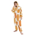 thumbnail image 5 of Vzayyk 4T-14Y Size Aviliable Cozy One-Piece Footless Sleeper Pajama Orange Pumpkins, 5 of 8