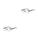 thumbnail image 1 of Qarigey Montura de gafas de lectura para hombre, gafas de hipermetropía cuadradas, herramienta de reloj ligera para el hogar, adultos, 300 grados 2piezas, 1 of 6