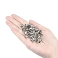 thumbnail image 5 of Uxcell 10.5 x 6 x 7mm Alloy Chrome Plated Eyelets with Washers Rivets Silver 100 Set, 5 of 6