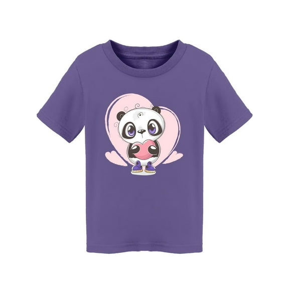 Cute Little Panda With A Heart T-Shirt Toddler -Image by Shutterstock,  3 Toddler