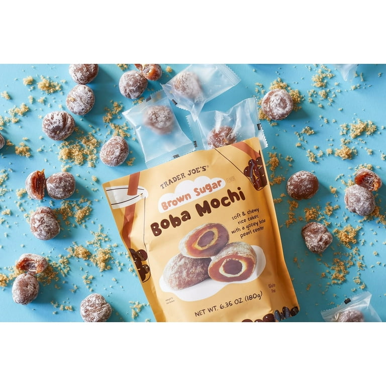 MOCHI Trader Joe's Brown Sugar Flavor Boba Mochi 6.35oz 180g (2