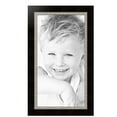 thumbnail image 2 of ArtToFrames 21" x 40" Espresso with Silver Lip Picture Frame, 21x40 inch Silver Wood Poster Frame (WOM-4951),  Pack, 2 of 4