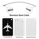 thumbnail image 3 of Lugga Tags For Suit, 6 Pack Lugga Labels Aluminium Alloy Suitcase Tags With Steel Loop For Travel Bagga Id, 3 of 5