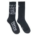 thumbnail image 2 of The Office Thats What She Said Statement Custom Crew Socks, 2 of 3