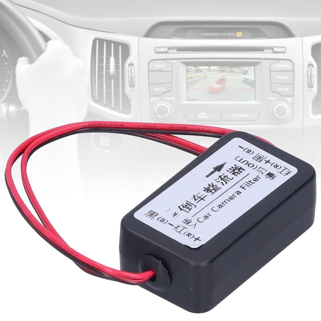Rectificador de Vista Trasera del Coche Filtro de Condensador de Relé de Cámara de Respaldo de Energía de 12 V Filtro de Cámara de Coche Anti-interferencia ANGGREK Otros