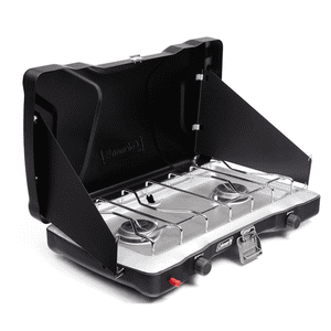 Coleman Triton+ Portable Gas Camping Stove 2 Burners Black