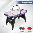thumbnail image 3 of Gymax Air Hockey Table for Kids & Adults w/Digital LED Scoreboard Powerful 12V Motor, 3 of 10