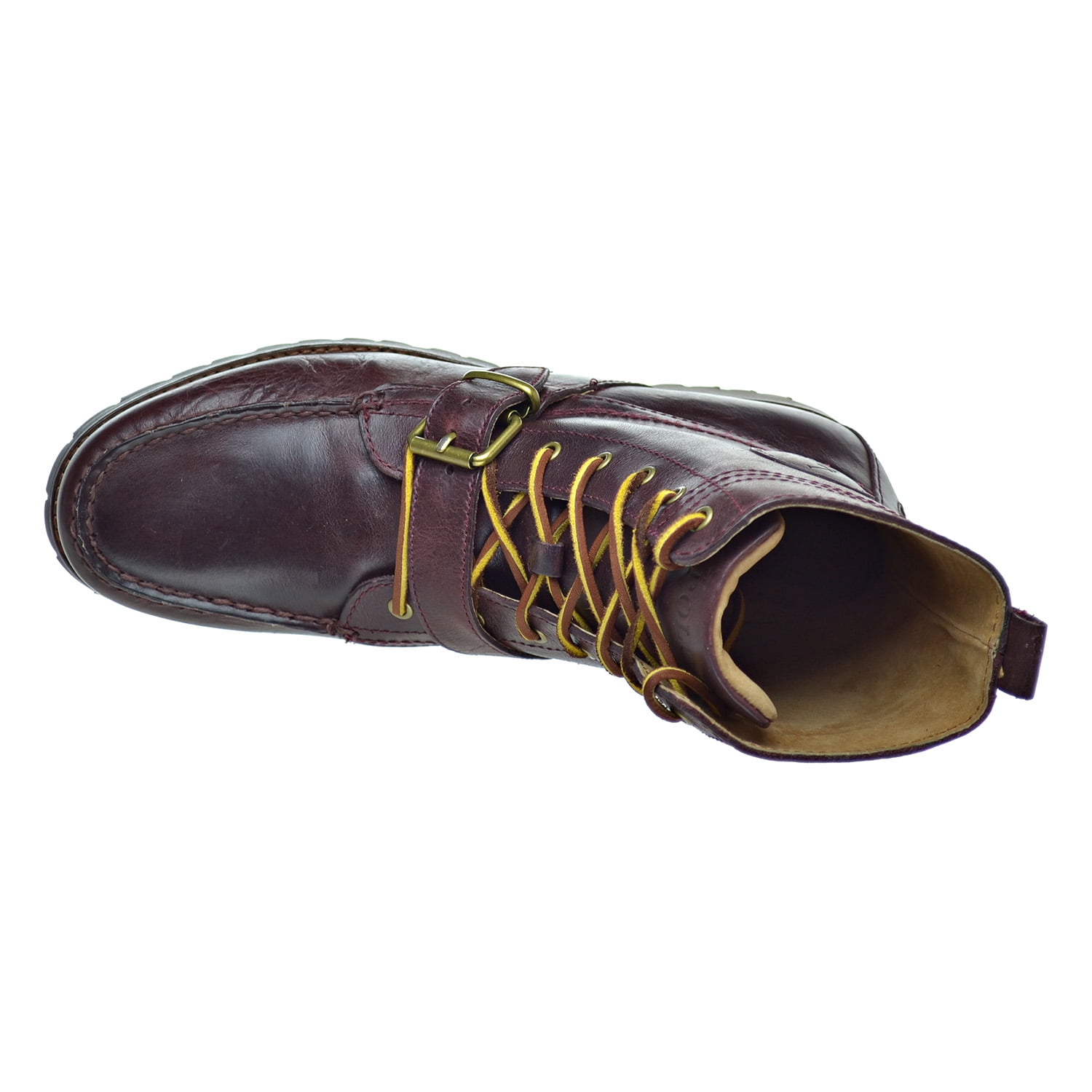 Polo Ralph Lauren Ranger Men's Smooth Oil Leather Boots Oxblood 812615506-004 Polo Ralph Lauren Ranger Men's Smooth Oil Leather Boots Oxblood 812615506-004