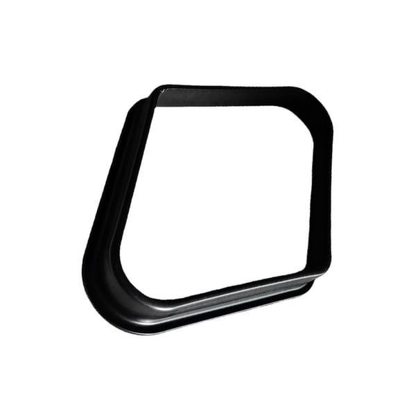 Soidarity Estante de 9 bolas de billar ABS, geométrico, reutilizable, Color sólido, rombo, liso, brillante, estante para sala de billar, Deportes y aire libre