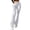 Coffee-1, variant on Women's Faux Leather Flare Pants Stretchy Skinny Leggings Bootcut Pants High Waisted Straight Leg Trousers Retro with Pockets
