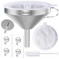 thumbnail image 1 of Embudo de Acero Inoxidable vorpower de 5 Pulgadas con Filtro de Malla para Cocina, 1 of 7