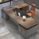 thumbnail image 5 of Console L Shape Workbench Meeting Drawers Executive Luxury Computer Office Desks Storage Scrivania Ufficio Lavoro Furniture My Lux Decor Round, 5 of 16