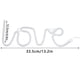 thumbnail image 5 of Luz De Neón LED, Lámpara Decorativa, Lámparas De Noche Decoración De Fiesta Para El Día De San Valentín ANGGREK EF3119, 5 of 8