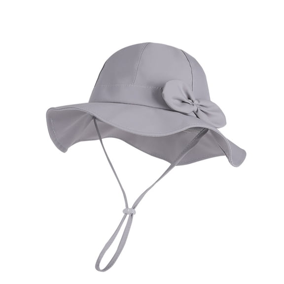 QHFBli Baby Girl Sun Hat with UPF 50 Outdoor Adjustable Beach Hat with Wide Brim Bucket Hats