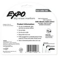 thumbnail image 4 of EXPO Low Odor Dry Erase Markers, Chisel Tip, Black, 4 Count, 4 of 4